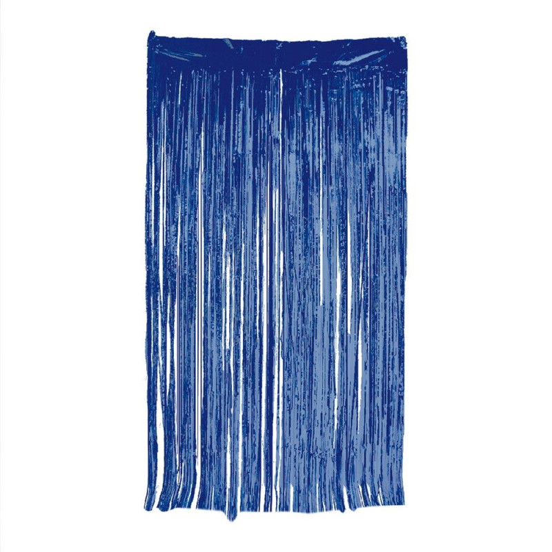 RIDEAU FRANGES PARTY BLEU
