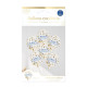 SACHET 6 BALLONS CONFETTIS BLEU
