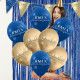 SACHET 8 BALLONS PARTY BLEU