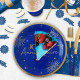 PACK 6 ASSIETTES PARTY BLEU