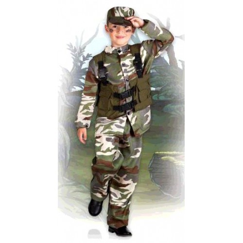 COSTUME ENFANT SOLDAT 10-12