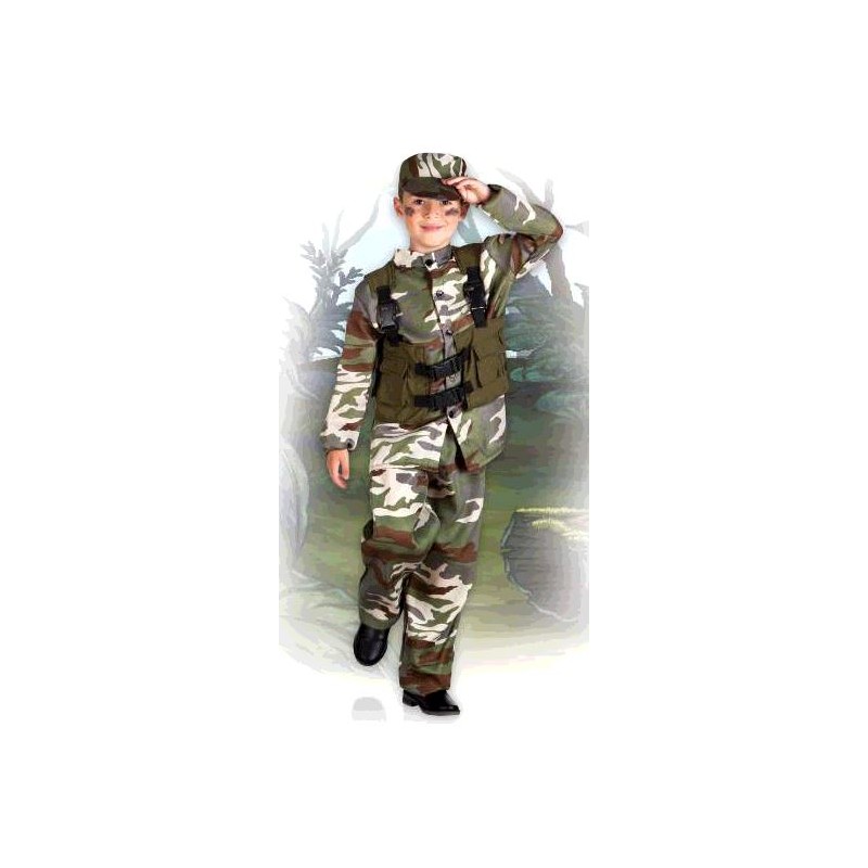 COSTUME ENFANT SOLDAT 10-12