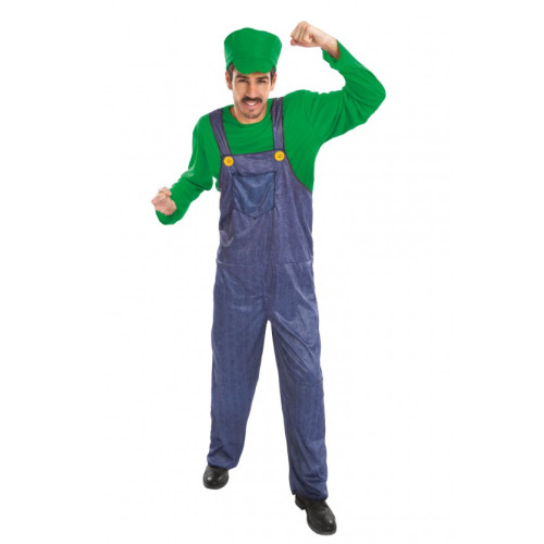 COSTUME PLOMBIER VERT XL