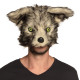 DEMI MASQUE PELUCHE LOUP