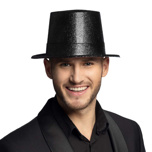 CHAPEAU GLITTER NOIR