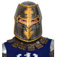 CASQUE MEDIEVAL AVEC VISIERE TAILLE ENFANT