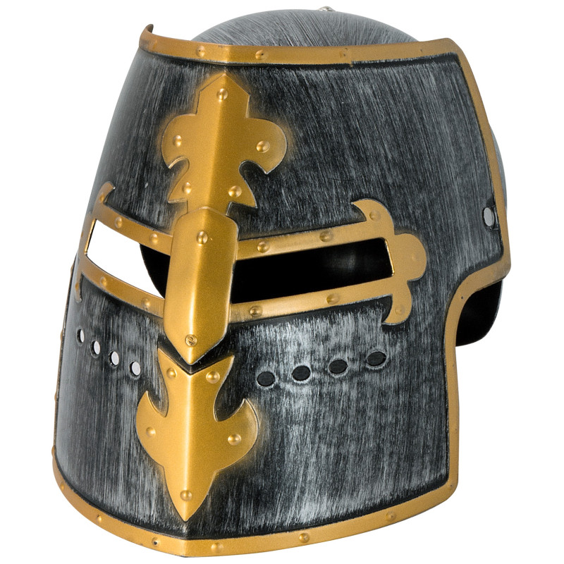 CASQUE MEDIEVAL AVEC VISIERE TAILLE ENFANT