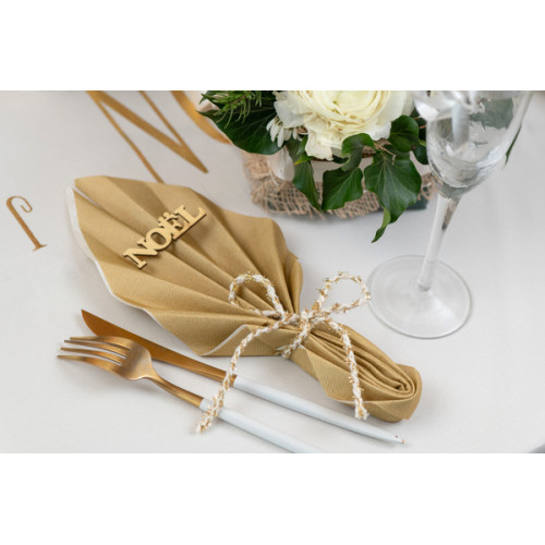 20 SERVIETTES RAINBOW NATUREL