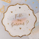 8 ASSIETTES GENDER REVEAL 23CM