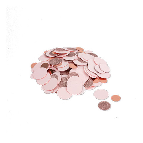 CONFETTIS PAPIER ROSE GOLD