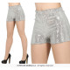 SHORT SEQUINS ARGENTE TAILLE 42-44