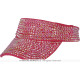 VISIÈRE AVEC STRASS FUCHSIA