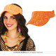 VISIÈRE AVEC STRASS ORANGE