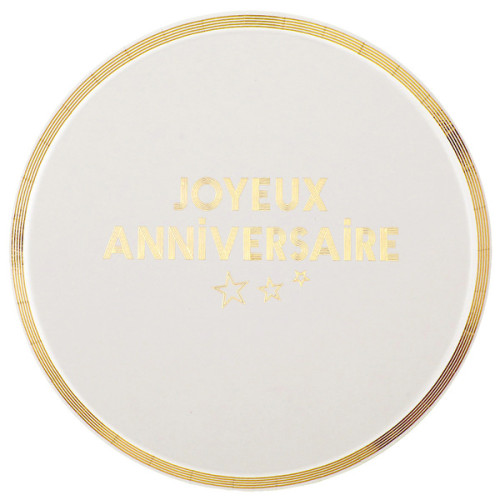 10 ASSIETTES STAR DU JOUR OR