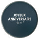 10 ASSIETTES STAR DU JOUR BLEU CANARD