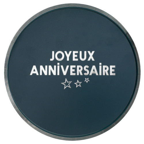 10 ASSIETTES STAR DU JOUR BLEU CANARD
