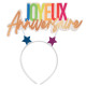 SERRE TETE ANNIVERSAIRE FESTICOLOR