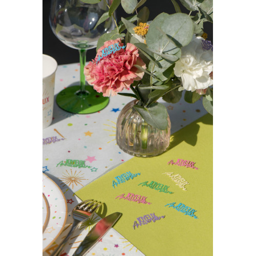 DECO A PARSEMER JOYEUX ANNIVERSAIRE