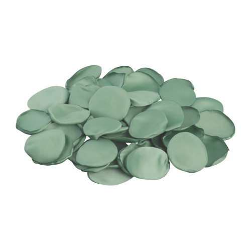SACHET 50 PETALES ROSE SATIN VERT