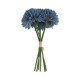 BOUQUET 6 DAHLIAS 26CM BLEU