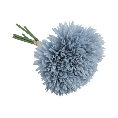 BOUQUET 6 DAHLIAS 26CM BLEU CIEL