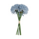 BOUQUET 6 DAHLIAS 26CM BLEU CIEL