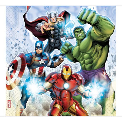 20 SERVIETTES AVENGERS INFINITY
