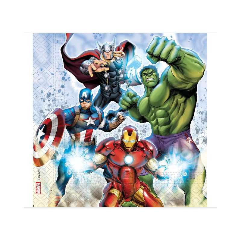 20 SERVIETTES AVENGERS INFINITY