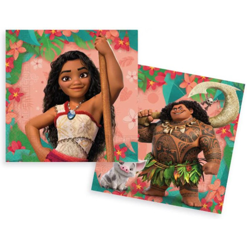 20 SERVIETTES VAIANA 2