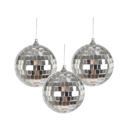 BOULE A FACETTES DIAM 8CM X3