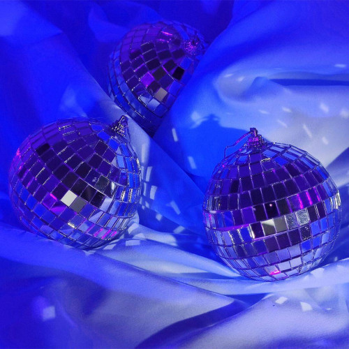 BOULE A FACETTES DIAM 8CM X3