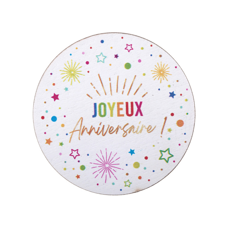 DECO A PARSEMER ANNIV FESTICOLORE