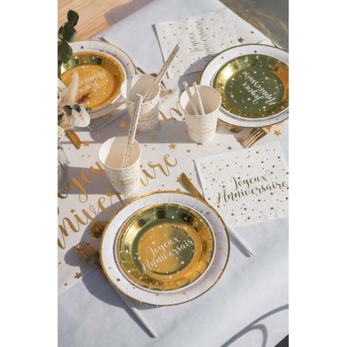10 PETITES ASSIETTES J.ANNIVERSAIRE