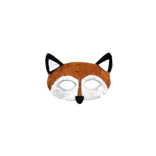 DEMI MASQUE PELUCHE RENARD