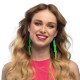 PENDANTS D'OREILLE VERT FLUO