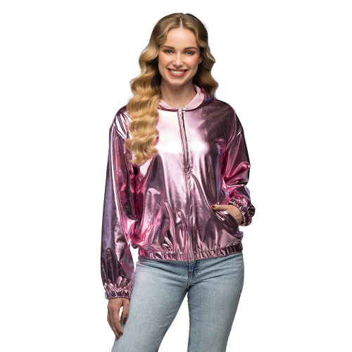 VESTON RAVE METALLIQUE ROSE M