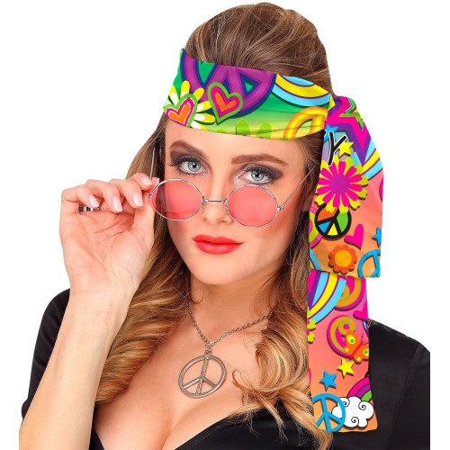 BANDEAU ANNEES 60 PEACE &amp; LOVE
