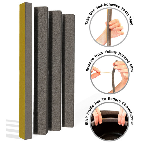 MOUSSE AUTO ADHESIFS CHAPEAU