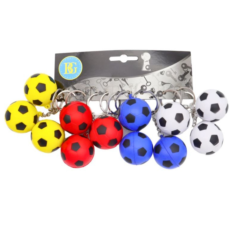 12 PORTES CLES BALLONS FOOT