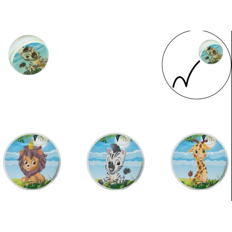 BALLE ANIMAUX SUPER REBOND (48)