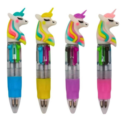 STYLO 4 COULEURS LICORNE (36)