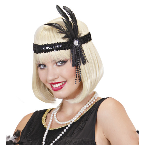 BANDEAU A PAILLETTE NOIR