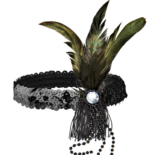 BANDEAU A PAILLETTE NOIR