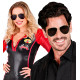 LUNETTES PERSONNAGES VERRE NOIRS
