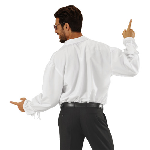 CHEMISE BLANCHE JABOT M/L