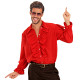 CHEMISE ROUGE JABOT XL