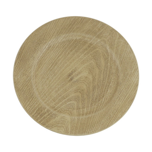 SOUS ASSIETTES IMITATION BOIS