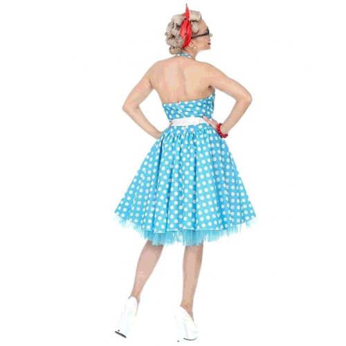 ROBE BLEUE MODE 50&#039;S S