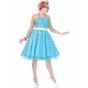 ROBE BLEUE MODE 50'S S