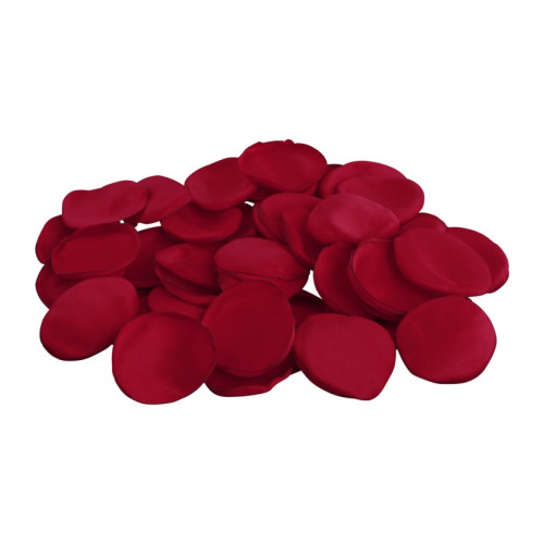 SACHET 50 PETALES ROSE SATIN ROUGE